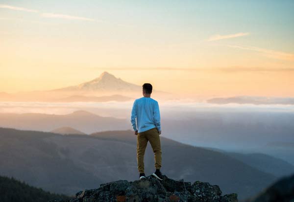 Man on Mountain